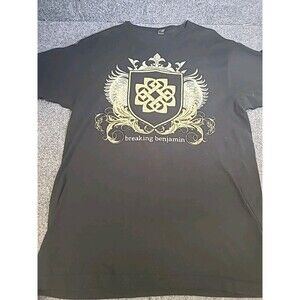 BREAKING BENJAMIN 2016 Concert Tour Large T-Shirt Benjamin Burnley Rock Music